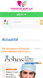 Mobile Screenshot of fondationsaintluc.be